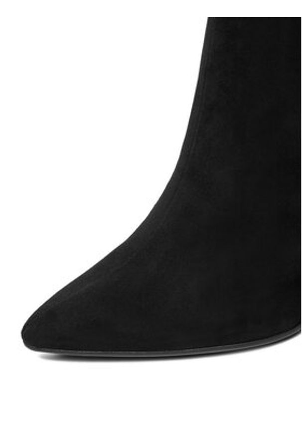 Eva Minge Botki EO-ELENA-E327-20B-R019 Czarny. Kolor: czarny. Materiał: zamsz, skóra