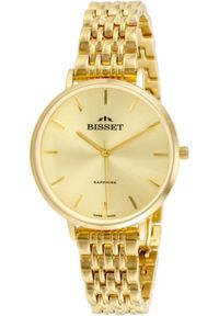 Szwajcarski zegarek damski Bisset BSBF32 złoty zt. Kolor: złoty #1