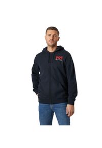 Bluza z kapturem z pełnym zamkiem błyskawicznym Helly Hansen Logo. Typ kołnierza: kaptur. Kolor: niebieski #1