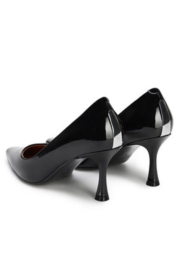 Gino Rossi Szpilki ALIA-V1707-11 Czarny. Kolor: czarny. Materiał: lakier, skóra. Obcas: na szpilce