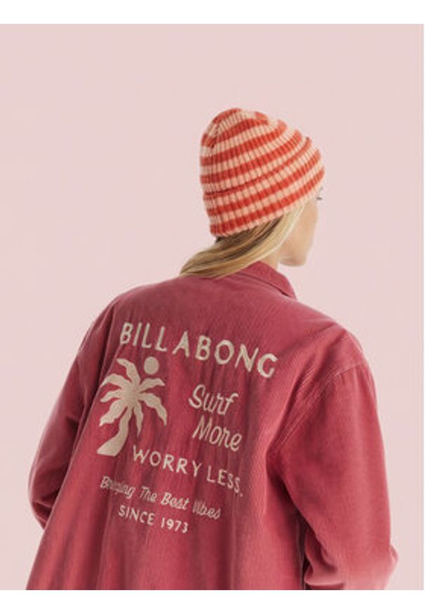 Billabong Kurtka przejściowa Chill Time EBJJK00174 Różowy Regular Fit. Kolor: różowy. Materiał: bawełna