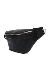 Calvin Klein Nerka Emblem Aop Emboss Waistbag LV04D3332G Czarny. Kolor: czarny. Materiał: skóra #6