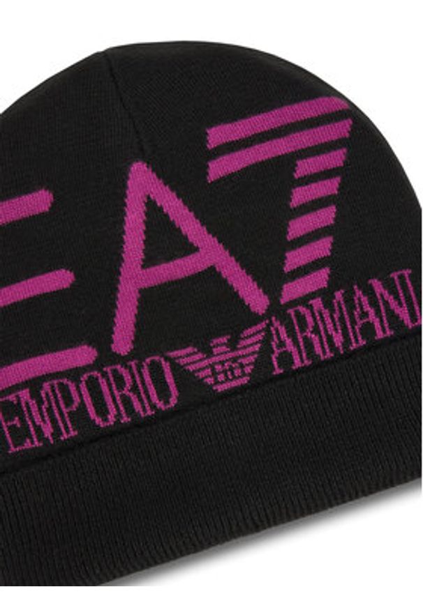 EA7 Emporio Armani Czapka 7X000006 AF11994 MC040 Czarny. Kolor: czarny. Materiał: akryl, materiał