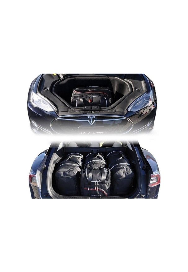 KJUST - Torby Do Bagażnika Tesla Model S Ev 2012-2016 6Szt Kjust. Kolor: czarny. Styl: sportowy