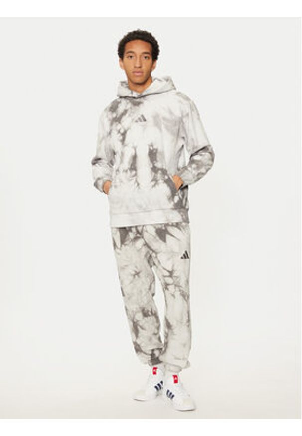 Adidas - adidas Bluza ALL SZN Fleece Washed IX1257 Szary Regular Fit. Kolor: szary. Materiał: bawełna, syntetyk