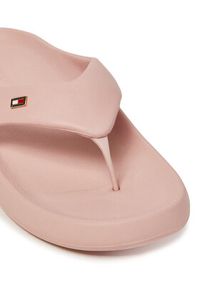 TOMMY HILFIGER - Tommy Hilfiger Japonki Comfort Beach Sandal FW0FW08522 Różowy. Kolor: różowy. Materiał: syntetyk #4