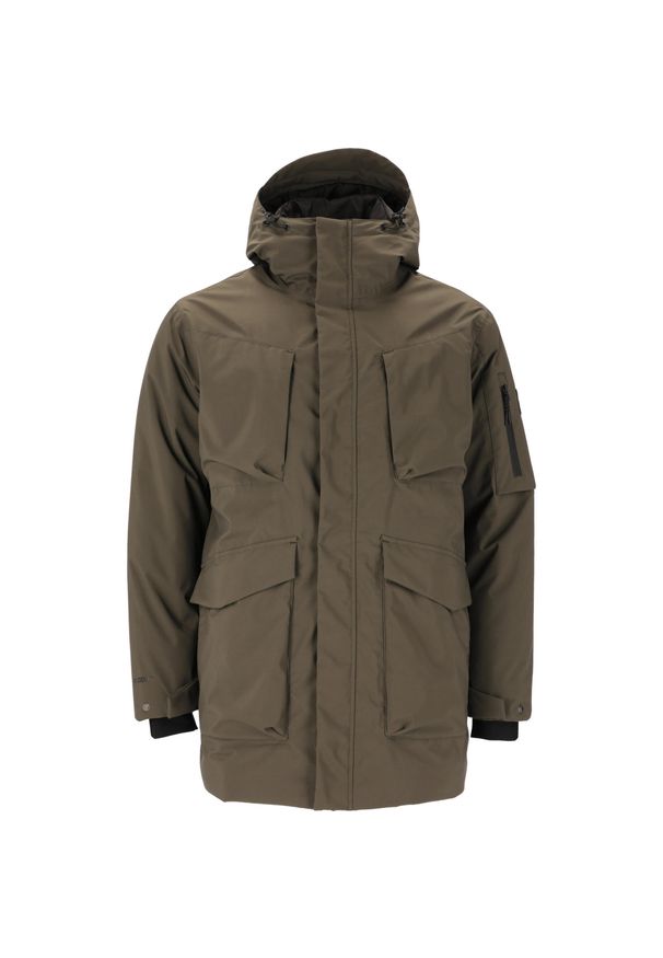 Parka Whistler Graysville 10000. Kolor: szary, wielokolorowy, czarny. Sezon: zima