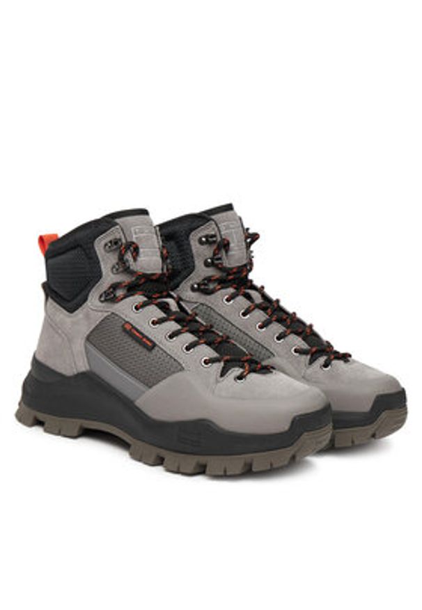 Tommy Jeans Trekkingi Tjm Hybrid Boot EM0EM01633 Szary. Kolor: szary. Materiał: zamsz, skóra. Sport: turystyka piesza