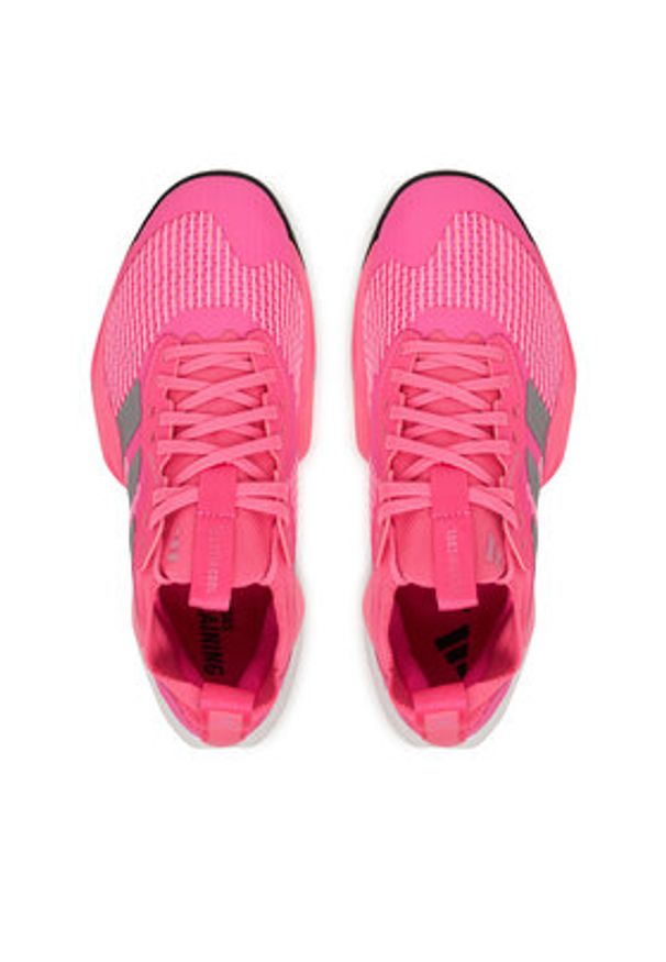 Adidas - adidas Buty na siłownię Rapidmove Adv 2 JQ3939 Różowy. Kolor: różowy. Materiał: materiał. Sport: fitness