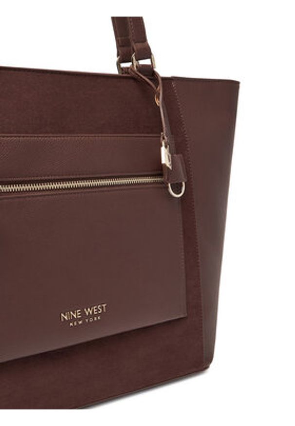 Nine West Torebka CEO-MISSOURI-LDA8264 Brązowy. Kolor: brązowy