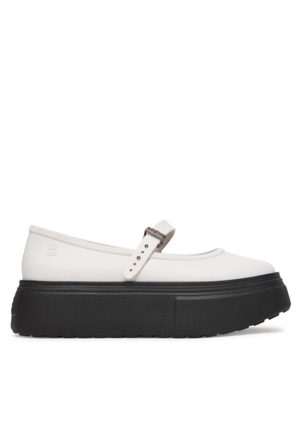 melissa - Melissa Baleriny Soft Ballerina Platform Ad 37858 Biały. Kolor: biały. Obcas: na platformie