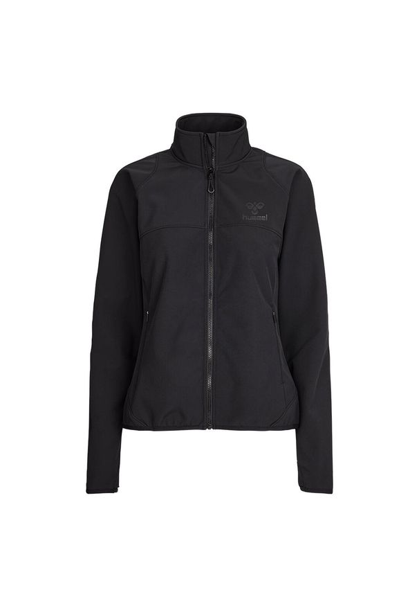 Kurtka damska Hummel Classic bee wo aki softshell. Kolor: czarny. Materiał: softshell