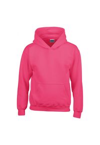 GILDAN - Sweatshirt bluza dziecięca z kapturem Gildan Heavy Blend ®. Typ kołnierza: kaptur. Kolor: różowy #1
