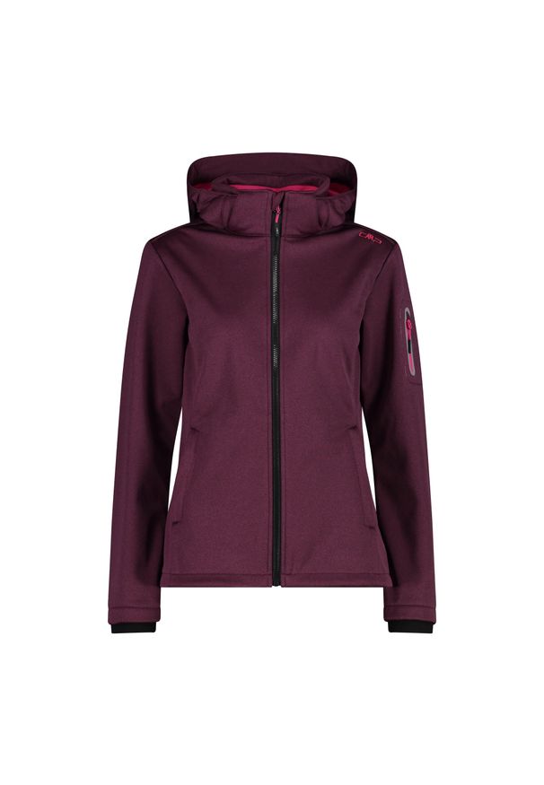 Kurtka damska turystyczna CMP 39A5006M. Kolor: wielokolorowy, brązowy, różowy. Materiał: softshell. Sport: turystyka piesza