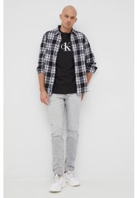 Calvin Klein Jeans jeansy J30J320451.PPYY męskie. Kolor: szary #2