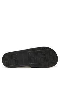 TOMMY HILFIGER - Tommy Hilfiger Klapki Hilifger Nyc Pool Slide FM0FM05432 Czarny. Kolor: czarny. Materiał: skóra #5