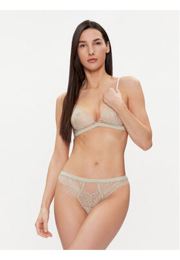 Calvin Klein Underwear Biustonosz braletka 000QF7756E Szary. Kolor: szary. Materiał: syntetyk