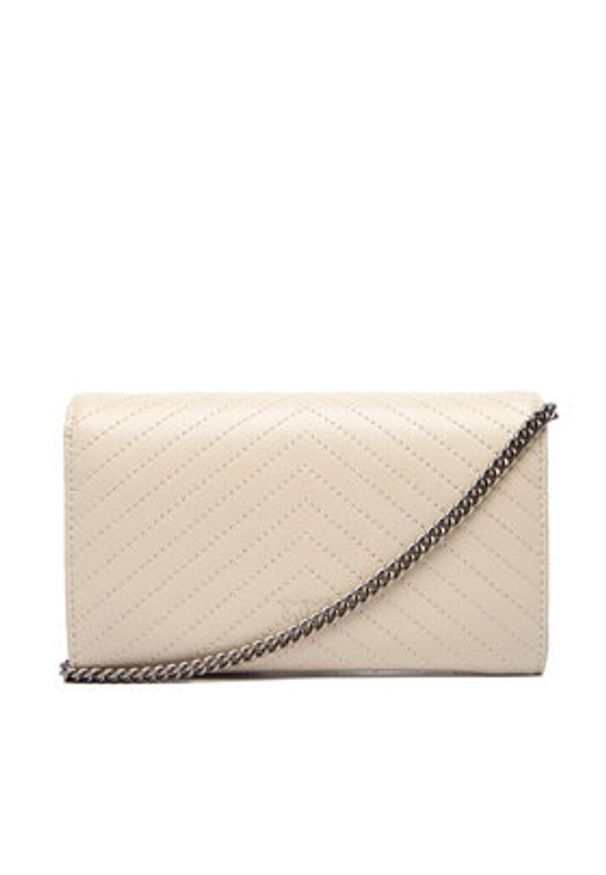Pinko - PINKO Torebka Love One Wallet Light AI 25-26 PLTT 105344 A2JC Écru. Materiał: skórzane