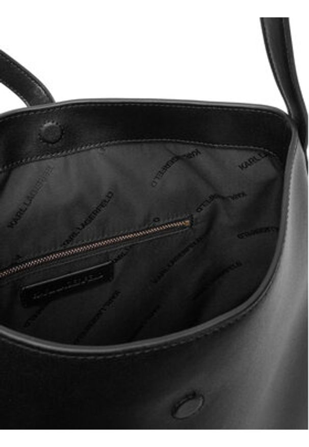 Karl Lagerfeld - KARL LAGERFELD Torebka B1W30096 Czarny. Kolor: czarny. Materiał: skórzane