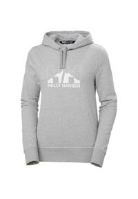 Bluza z kapturem dla kobiet Helly Hansen Nord graphic. Typ kołnierza: kaptur. Kolor: szary. Sport: turystyka piesza #1