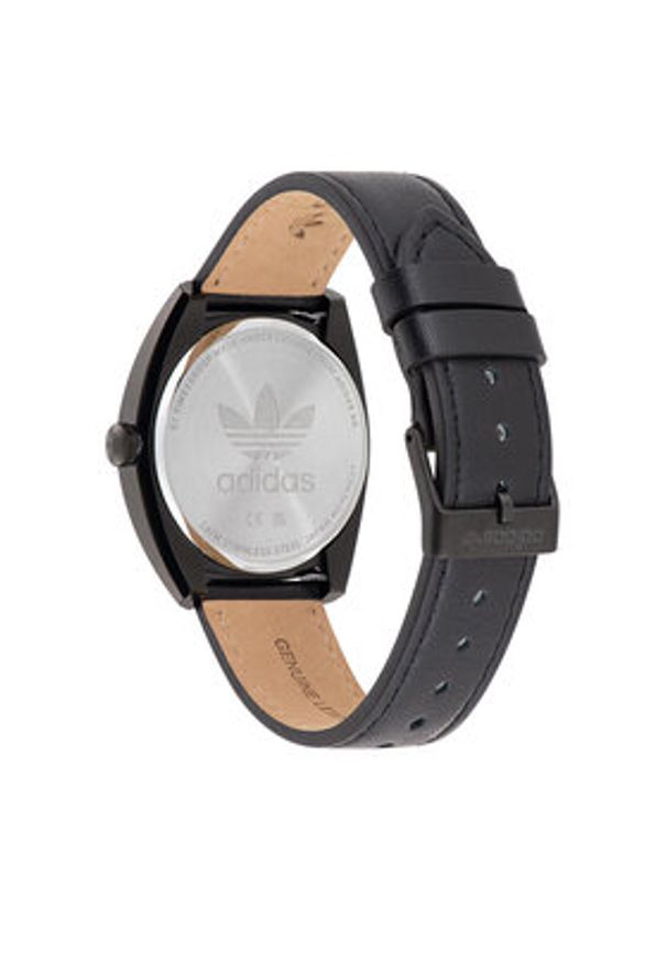 adidas Originals Zegarek Fashion Edition One AOFH22514 Czarny. Kolor: czarny. Materiał: skóra