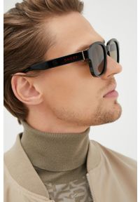 Gucci okulary przeciwsłoneczne męskie kolor brązowy. Kształt: okrągłe. Kolor: brązowy #2