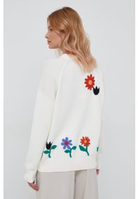 PS PAUL SMITH - PS Paul Smith sweter bawełniany damski kolor beżowy. Kolor: beżowy. Materiał: bawełna