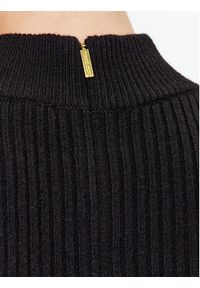 MICHAEL Michael Kors Sukienka dzianinowa MF381U46V1 Czarny Slim Fit. Kolor: czarny. Materiał: wełna #3