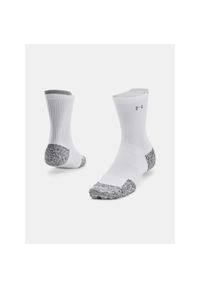 Skarpety do bieganie Under Armour Ad Run Cushion 1Pk Mid. Kolor: biały. Sport: bieganie #1