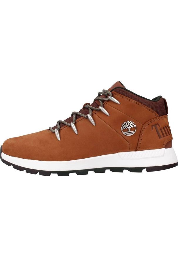 Timberland - Obuwie sportowe Mężczyzna TIMBERLAND MID LACE. Kolor: brązowy. Sport: turystyka piesza