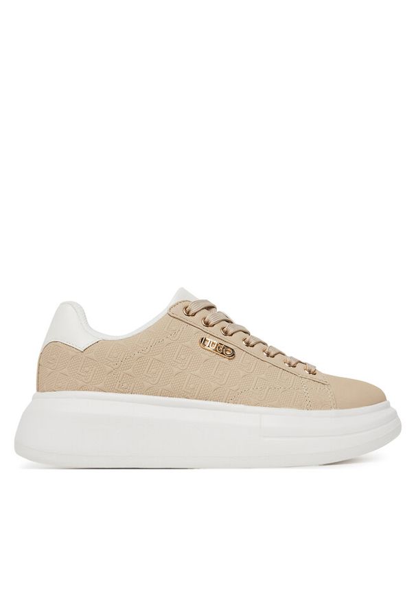 Sneakersy Liu Jo. Kolor: beżowy
