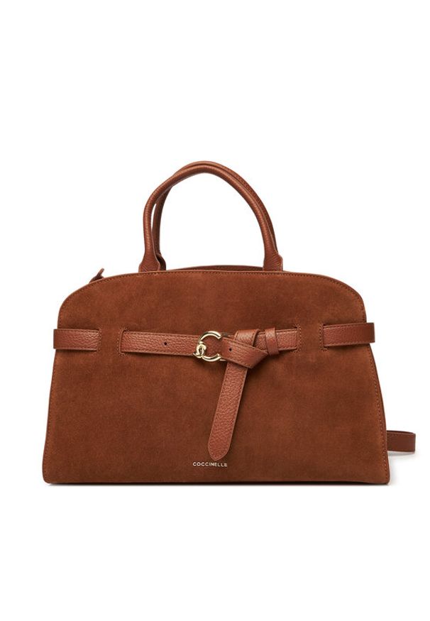 Coccinelle Torebka TLB Coccinellesabine Suede Bi E1 TLB 18 04 01 Brązowy. Kolor: brązowy. Materiał: skórzane, zamszowe