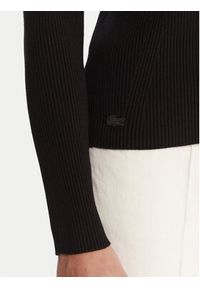 Lacoste Sweter AF4144 Czarny Regular Fit. Kolor: czarny. Materiał: syntetyk #3