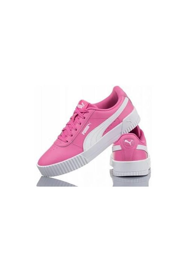 Buty do chodzenia damskie Puma Carina L Jr. Zapięcie: sznurówki. Kolor: różowy. Materiał: materiał. Szerokość cholewki: normalna. Sport: turystyka piesza