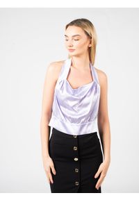 Pinko Top "Trenel" | 100188 ZR64 | Kobieta | Fioletowy. Kolor: fioletowy. Materiał: jedwab, elastan. Długość: długie. Styl: elegancki #3