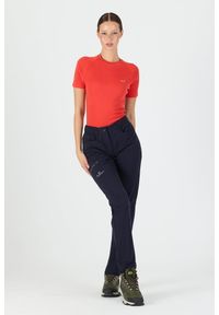 WOOLONA - Spodnie trekkingowe damskie Woolona Comfort Merino. Kolor: niebieski. Sezon: lato. Sport: turystyka piesza #2