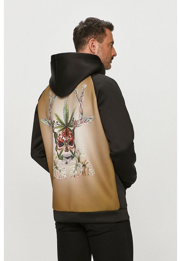 Waikiki Vibe - Bluza. Okazja: na co dzień. Kolor: czarny. Długość rękawa: raglanowy rękaw. Styl: casual