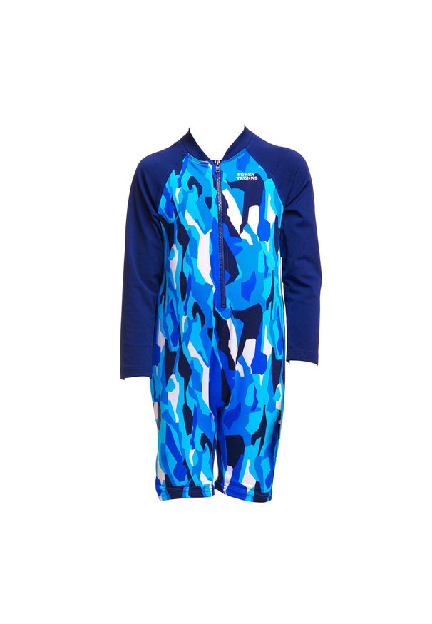 FUNKY TRUNKS - Kombinezon UPF 50+ dziecięcy Funky Trunks Go Jump Suit. Kolor: niebieski