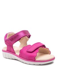 Sandały Clarks Roam Wing K. 261661766 S Pink Leather. Kolor: różowy. Materiał: skóra #1