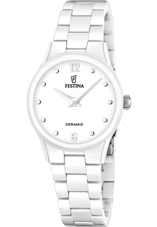 Zegarek Festina Zegarek damski Festina F20751-1 biały. Kolor: biały