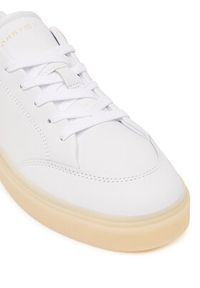 TOMMY HILFIGER - Tommy Hilfiger Sneakersy Chic Elevated FW0FW09400 Biały. Kolor: biały. Materiał: skóra #4