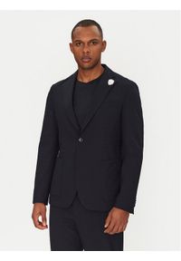 BOSS Marynarka C-Hanry-252 50540784 Granatowy Slim Fit. Kolor: niebieski. Materiał: syntetyk