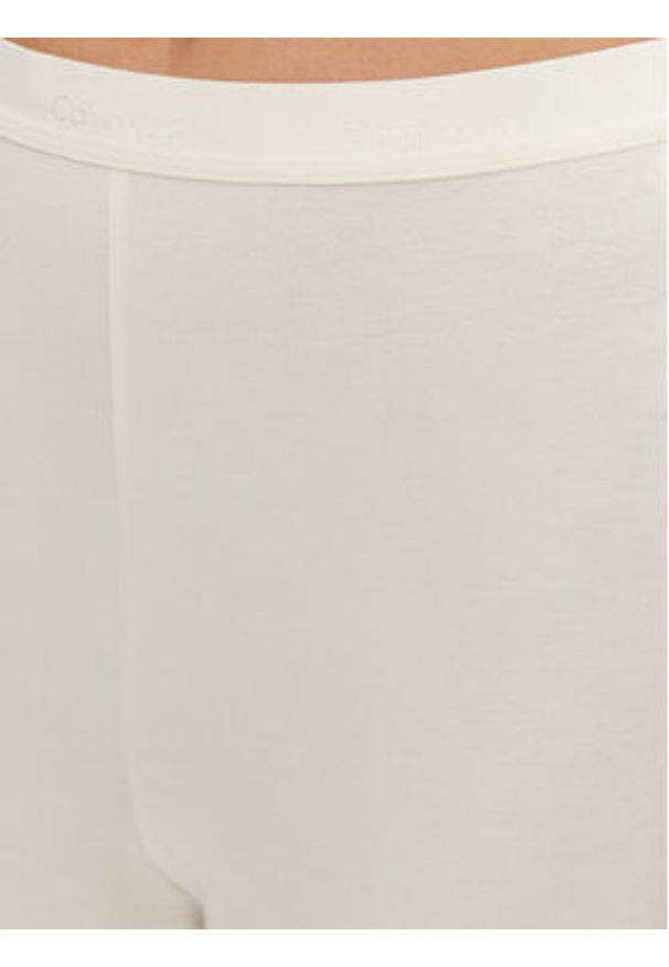 Calvin Klein Underwear Spodnie piżamowe 000QS7285E Écru Slim Fit