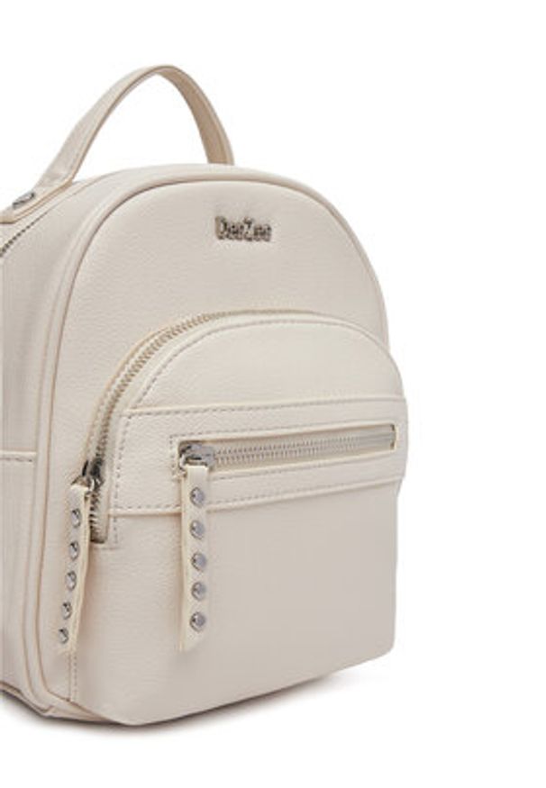 DeeZee Plecak DZE-S-009-07 Écru. Materiał: skóra