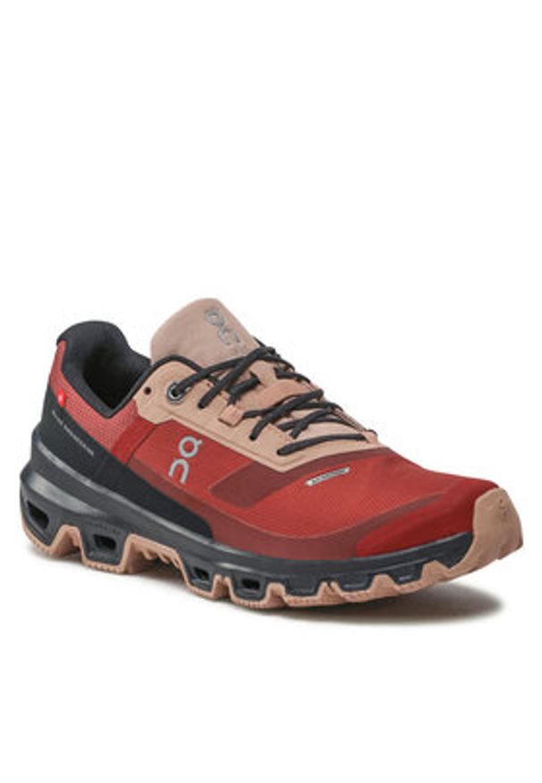 On Buty do biegania Cloudventure Waterproof 32.99248 Bordowy. Kolor: czerwony. Materiał: materiał