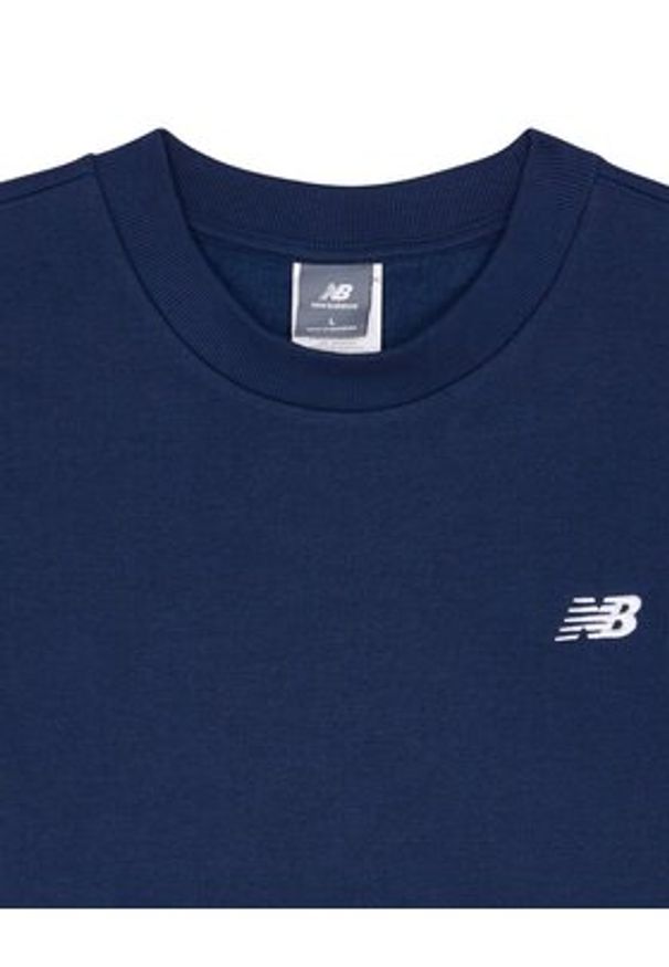 New Balance Bluza MT41507NNY Niebieski Regular Fit. Kolor: niebieski. Materiał: bawełna