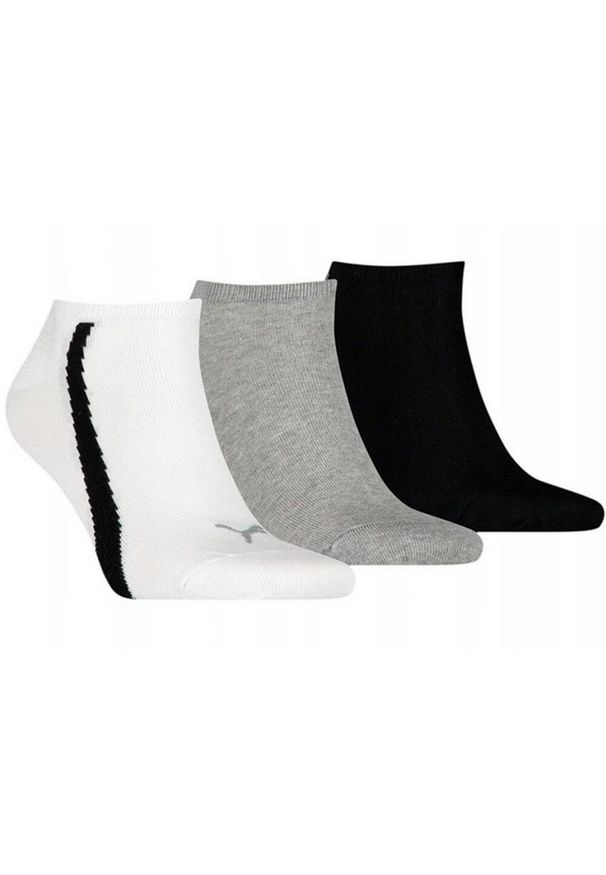 Puma - Skarpetki Do Kostek Unisex Dla Dorosłych Lifestyle 3pak. Kolor: czarny, niebieski, wielokolorowy, biały. Sport: tenis