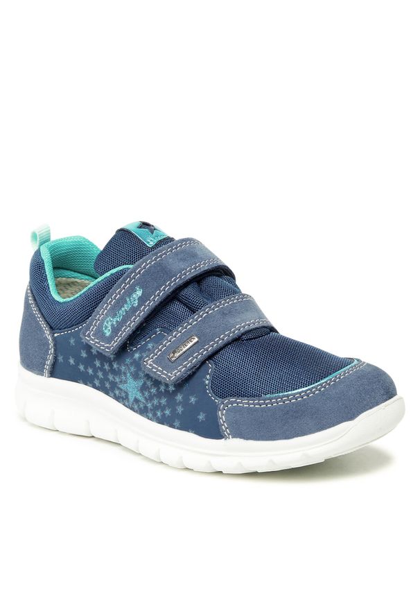 Sneakersy Primigi GORE-TEX 1871700 S Scam/Rete/S.Nabu/Azzu. Kolor: niebieski. Materiał: materiał