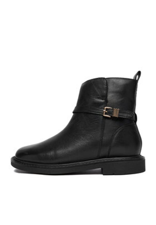 Lasocki Botki CEO-WI23-ROUND-02 Czarny. Kolor: czarny. Materiał: skóra