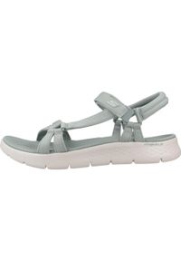 skechers - Sandały Kobieta Skechers Go Walk Flex szary. Kolor: niebieski #2